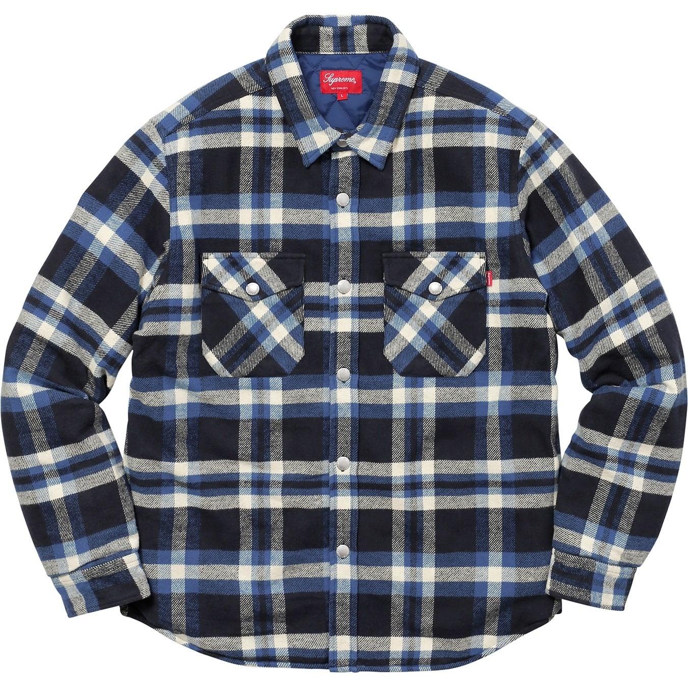 Quilted Arc Logo Flannel Shirt view 11